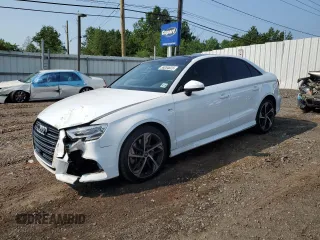 2020 Audi A3 Sedan S line Premium with VIN WAUBEGFF1LA095081, listed as a Copart auction lot 59204623 with 31,721 mi miles. Bid and sale history available at carsss.com. Image 1.