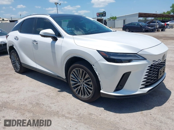 2024 Lexus RX 350h с VIN 2T2BBMCA1RC053450, выставлен на аукционе IAAI как лот 42487966 с пробегом 4 998 миль миль и . История ставок и продаж доступна на DreamBid. Изображение 1.