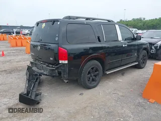 2008 Nissan Armada SE z VIN 5N1BA08D48N609079, wystawiony jako IAAI lot #42279932 z przebiegiem 162 921 mil mil oraz . Historia ofert i sprzedaży dostępna na DreamBid. Obrazek 4.
