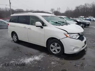 2017 Nissan Quest SV with VIN JN8AE2KPXH9169093, listed as a IAAI auction lot 41499788 with 104,257 mi miles. Bid and sale history available at carsss.com. Image 1.