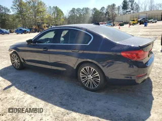 2019 BMW 5 Series 540i xDrive with VIN WBAJE7C58KWW19058, listed as a Copart auction lot 48414445 with 56,506 mi miles and Salvage Title. Bid and sale history available at carsss.com. Image 2.