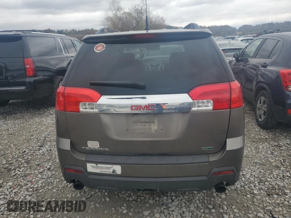 2011 GMC Terrain SLE-2 with VIN 2CTFLSE53B6437345, listed as a Copart auction lot 80889644 with 106,921 mi miles and Salvage Title. Bid and sale history available at carsss.com. Image 6.