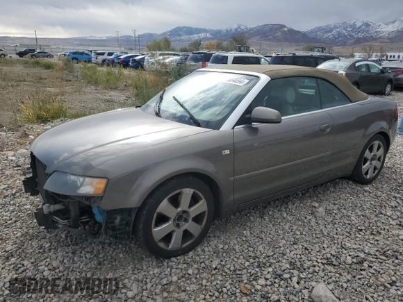 2006 Audi A4 3.0L with VIN WAUDT48H56K000631, listed as a Copart auction lot 77684094 with 92,886 mi miles and Salvage Title. Bid and sale history available at carsss.com. Image 1.