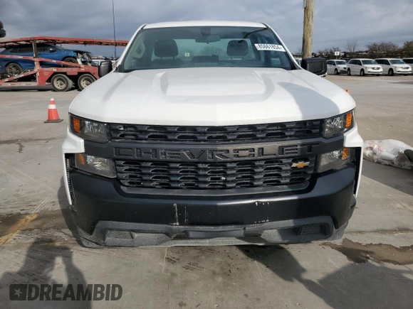 2020 Chevrolet Silverado 1500 Work Truck with VIN 3GCNWAEH2LG314435, listed as a Copart auction lot 85661854 with 61,709 mi miles and Salvage Title. Bid and sale history available at DreamBid. Image 5.