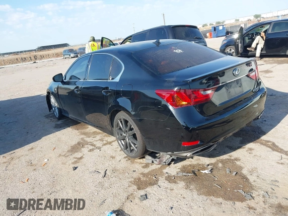 2014 Lexus GS 350 with VIN JTHBE1BLXE5034074, listed as a IAAI auction lot 42234101 with 105,963 mi miles and . Bid and sale history available at DreamBid. Image 3.