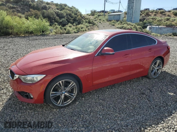 2017 BMW 4 Series 430i xDrive with VIN WBA4F9C54HG439603, listed as a Copart auction lot 62525125 with 40,331 mi miles and Salvage title. Bid and sale history available at DreamBid. Image 1.