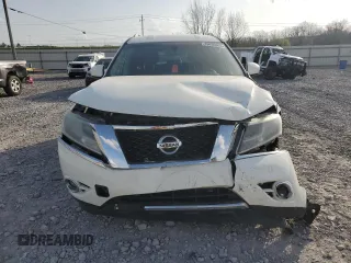 2016 Nissan Pathfinder SV with VIN 5N1AR2MN6GC645865, listed as a Copart auction lot 49036805 with 120,170 mi miles and Salvage Title. Bid and sale history available at carsss.com. Image 5.