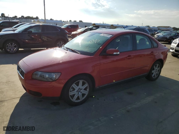 2007 Volvo S40 2.4L with VIN YV1MS382172260449, listed as a Copart auction lot 74022854 with 0 mi miles and Salvage Title. Bid and sale history available at carsss.com. Image 1.