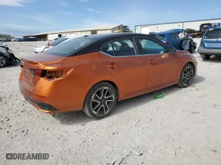 2025 Nissan Sentra SR with VIN 3N1AB8DV4SY248461, listed as a Copart auction lot 47470855 with 1,885 mi miles and Salvage Title. Bid and sale history available at carsss.com. Image 3.