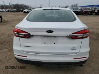 2020 Ford Fusion SE with VIN 3FA6P0HD3LR250467, listed as a Copart auction lot 43949205 with 50,592 mi miles and Salvage Title. Bid and sale history available at carsss.com. Image 6.