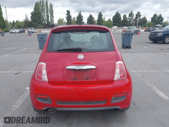 2015 FIAT 500 Sport with VIN 3C3CFFBR2FT528116, listed as a IAAI auction lot 42136399 with 114,548 mi miles. Bid and sale history available at carsss.com. Image 16.