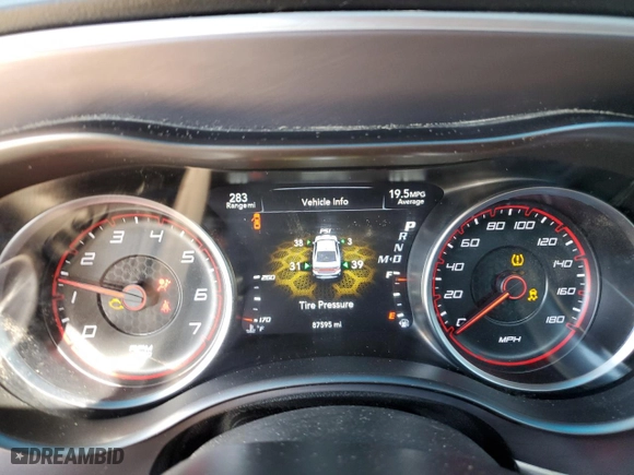 2020 Dodge Charger Scat Pack with VIN 2C3CDXGJ5LH184364, listed as a Copart auction lot 50805845 with 87,595 mi miles and Salvage Title. Bid and sale history available at carsss.com. Image 9.