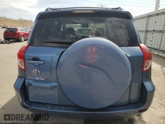 2007 Toyota RAV4 with VIN JTMZD33V875054700, listed as a Copart auction lot 52254525 with 144,337 mi miles and Salvage Title. Bid and sale history available at carsss.com. Image 6.