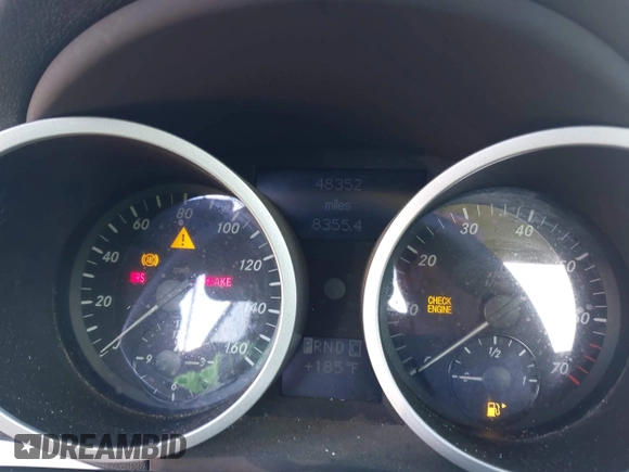 2006 Mercedes-Benz SLK-Class 3.0L with VIN WDBWK54F86F085545, listed as a IAAI auction lot 42040416 with 48,352 mi miles. Bid and sale history available at carsss.com. Image 7.
