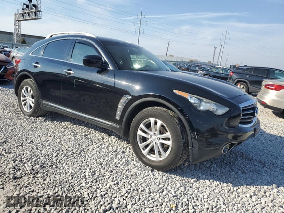 2012 Infiniti FX35 with VIN JN8AS1MW5CM156054, listed as a Copart auction lot 78185764 with 186,803 mi miles and Salvage Title. Bid and sale history available at carsss.com. Image 4.
