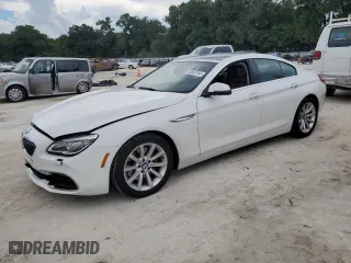 2016 BMW 6 Series 640i with VIN WBA6D0C56GG432211, listed as a Copart auction lot 60895154 with 81,737 mi miles and Salvage Title. Bid and sale history available at carsss.com. Image 1.