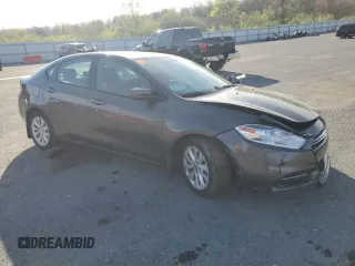 2014 Dodge Dart Aero with VIN 1C3CDFDH6ED767957, listed as a Copart auction lot 54176305 with 125,247 mi miles and Salvage Title. Bid and sale history available at carsss.com. Image 4.