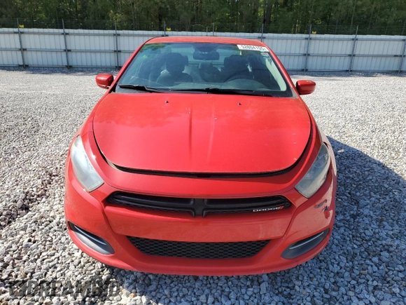 2016 Dodge Dart SXT with VIN 1C3CDFBA7GD660246, listed as a Copart auction lot 52804155 with 139,195 mi miles and Salvage Title. Bid and sale history available at carsss.com. Image 5.