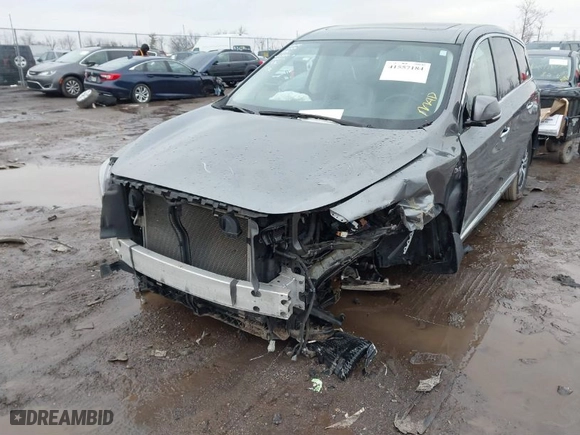 2018 Infiniti QX60 with VIN 5N1DL0MM7JC508953, listed as a IAAI auction lot 41557184 with 91,193 mi miles. Bid and sale history available at carsss.com. Image 6.