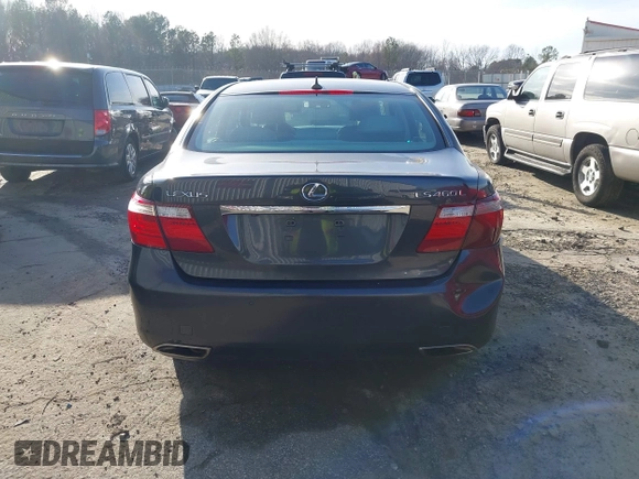 2008 Lexus LS LWB with VIN JTHGL46F885028568, listed as a IAAI auction lot 41615838 with 225,793 mi miles. Bid and sale history available at carsss.com. Image 16.
