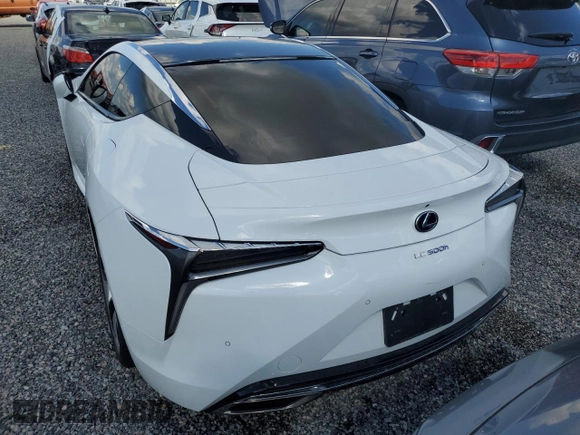 2020 Lexus LC with VIN JTHBY5AY8LA001946, listed as a Copart auction lot 73970204 with 0 mi miles and Salvage Title. Bid and sale history available at carsss.com. Image 6.