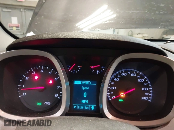 2016 Chevrolet Equinox LTZ with VIN 2GNFLGE35G6120379, listed as a IAAI auction lot 41595354 with 112,413 mi miles. Bid and sale history available at carsss.com. Image 7.