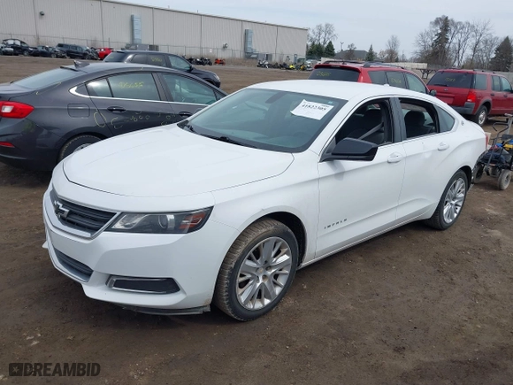 2014 Chevrolet Impala LS with VIN 1G11Y5SL3EU127559, listed as a IAAI auction lot 41822305 with 96,389 mi miles. Bid and sale history available at carsss.com. Image 17.