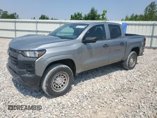 2023 Chevrolet Colorado 2WD Work Truck z VIN 1GCGSBEC1P1166636, wystawiony jako Copart lot #59966055 z przebiegiem 45 390 mil mil oraz Czysty tytuł • Clean title. Historia ofert i sprzedaży dostępna na DreamBid. Obrazek 1.