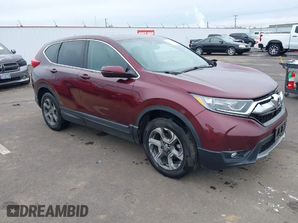 2017 Honda CR-V EX with VIN 2HKRW2H51HH664212, listed as a IAAI auction lot 41830771 with 77,377 mi miles. Bid and sale history available at carsss.com. Image 1.