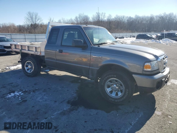 2009 Ford Ranger XL with VIN 1FTZR15E69PA51191, listed as a Copart auction lot 42599105 with 155,744 mi miles and Salvage Title. Bid and sale history available at carsss.com. Image 4.