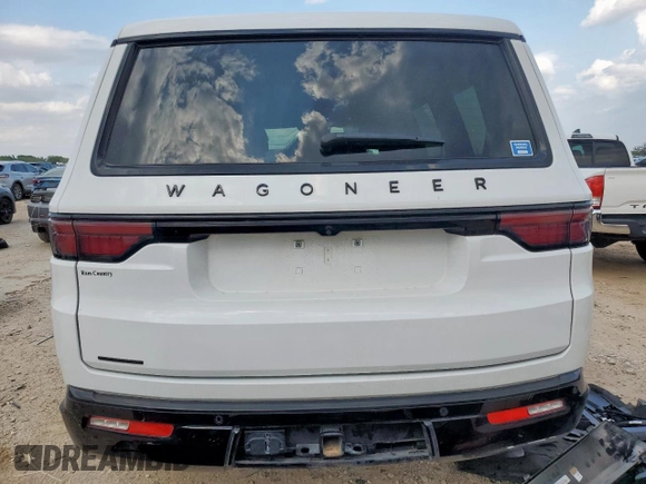 2023 Jeep Wagoneer Series II z VIN 1C4SJVBP2PS574417, wystawiony jako Copart lot #59399655 z przebiegiem 30 418 mil mil oraz Szkoda całkowita • Salvage title. Historia ofert i sprzedaży dostępna na DreamBid. Obrazek 6.