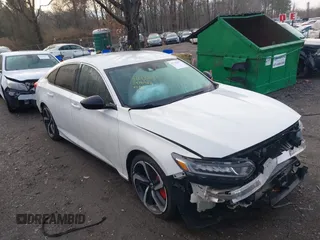 2019 Honda Accord Sedan Sport 1.5T with VIN 1HGCV1F32KA016804, listed as a IAAI auction lot 41743202 with 80,573 mi miles. Bid and sale history available at carsss.com. Image 13.