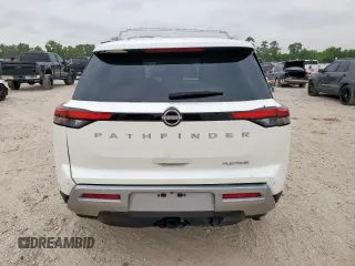 2024 Nissan Pathfinder Platinum with VIN 5N1DR3DG5RC277704, listed as a Copart auction lot 57171205 with 16,360 mi miles and Salvage title. Bid and sale history available at DreamBid. Image 6.