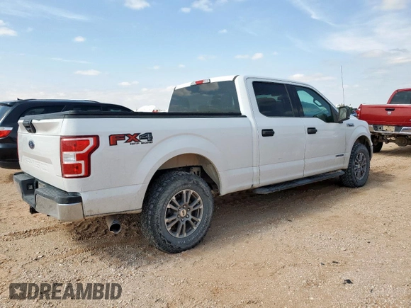 2018 Ford F-150 XL with VIN 1FTFW1E1XJFE49846, listed as a Copart auction lot 58784505 with 163,351 mi miles and Clean title. Bid and sale history available at DreamBid. Image 3.