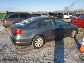2014 Volkswagen Jetta Sedan S with VIN 3VW1K7AJ1EM382250, listed as a Copart auction lot 42019565 with 0 mi miles and Clean Title. Bid and sale history available at carsss.com. Image 3.
