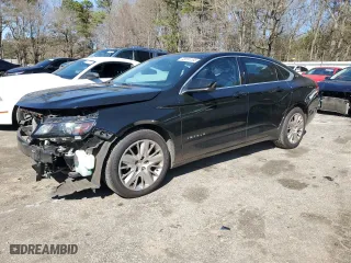 2016 Chevrolet Impala LS with VIN 2G11Z5SA3G9203017, listed as a Copart auction lot 48691155 with 123,100 mi miles and Salvage Title. Bid and sale history available at carsss.com. Image 1.