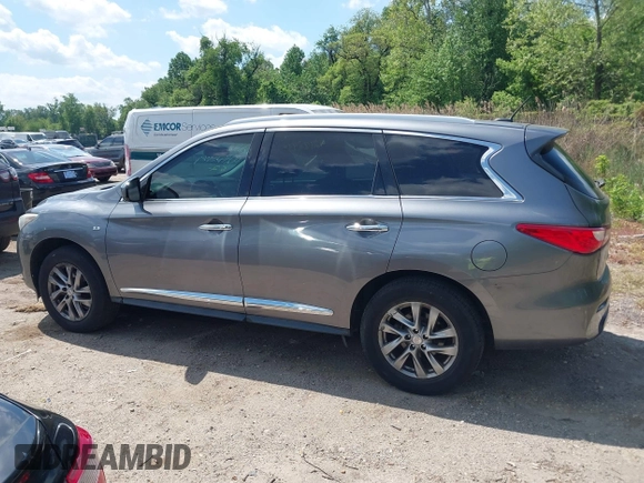2015 Infiniti QX60 z VIN 5N1AL0MM3FC521774, wystawiony jako IAAI lot #42182939 z przebiegiem 99 438 mil mil oraz . Historia ofert i sprzedaży dostępna na DreamBid. Obrazek 14.