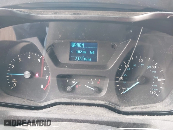 2015 Ford Transit XL with VIN 1FBZX2ZM9FKB10020, listed as a IAAI auction lot 41331523 with 212,216 mi miles and . Bid and sale history available at DreamBid. Image 7.