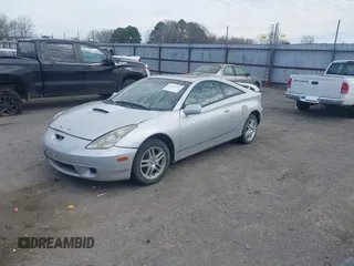 2001 Toyota Celica GT with VIN JTDDR32T410081585, listed as a IAAI auction lot 41731915 with 298,010 mi miles. Bid and sale history available at carsss.com. Image 2.