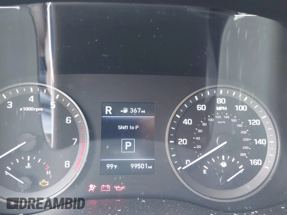 2019 Hyundai Tucson Sport z VIN KM8J33AL3KU937888, wystawiony jako IAAI lot #42310448 z przebiegiem 99 501 mil mil oraz . Historia ofert i sprzedaży dostępna na DreamBid. Obrazek 7.