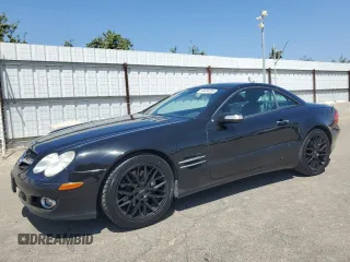 2007 Mercedes-Benz SL 550 with VIN WDBSK71F17F126520, listed as a Copart auction lot 64034355 with 142,050 mi miles and Clean title. Bid and sale history available at DreamBid. Image 1.