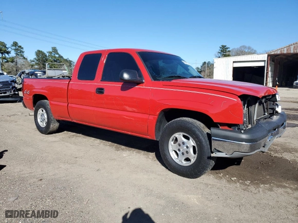 2004 Chevrolet Silverado 1500 LS with VIN 1GCEK19V34E353992, listed as a Copart auction lot 46092805 with 204,240 mi miles and Salvage Title. Bid and sale history available at carsss.com. Image 4.