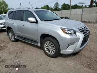 2017 Lexus GX 460 z VIN JTJBM7FX8H5156518, wystawiony jako Copart lot #57620195 z przebiegiem 100 111 mil mil oraz Szkoda całkowita • Salvage title. Historia ofert i sprzedaży dostępna na DreamBid. Obrazek 4.