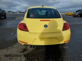 2015 Volkswagen Beetle with VIN 3VWH17AT4FM636845, listed as a Copart auction lot 81332594 with 87,369 mi miles and Salvage Title. Bid and sale history available at DreamBid. Image 6.