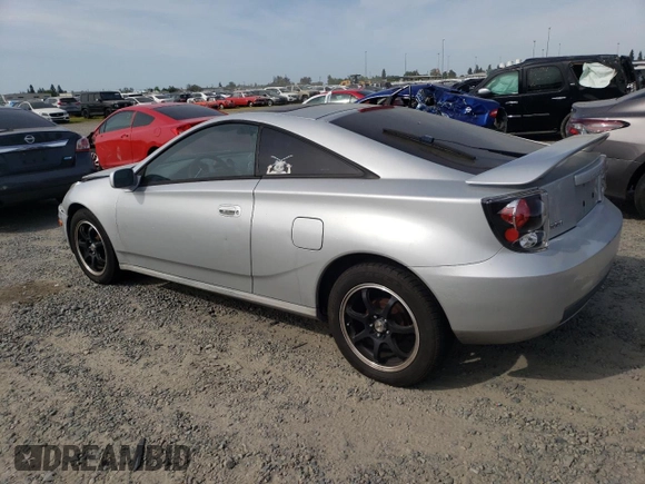 2002 Toyota Celica GT z VIN JTDDR32T320129918, wystawiony jako Copart lot #53359895 z przebiegiem 161 340 mil mil oraz Szkoda całkowita • Salvage title. Historia ofert i sprzedaży dostępna na DreamBid. Obrazek 2.