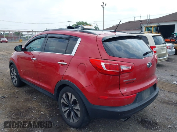 2011 Kia Sportage SX with VIN KNDPC3A6XB7163095, listed as a IAAI auction lot 42760371 with 134,235 mi miles and . Bid and sale history available at DreamBid. Image 3.