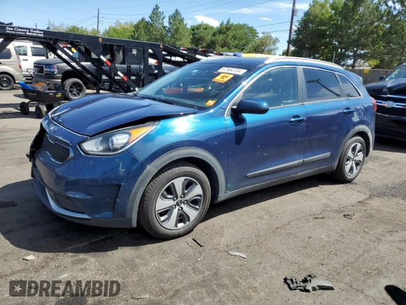 2018 Kia Niro FE with VIN KNDCB3LC3J5153586, listed as a Copart auction lot 67864184 with 86,574 mi miles and Salvage Title. Bid and sale history available at carsss.com. Image 1.
