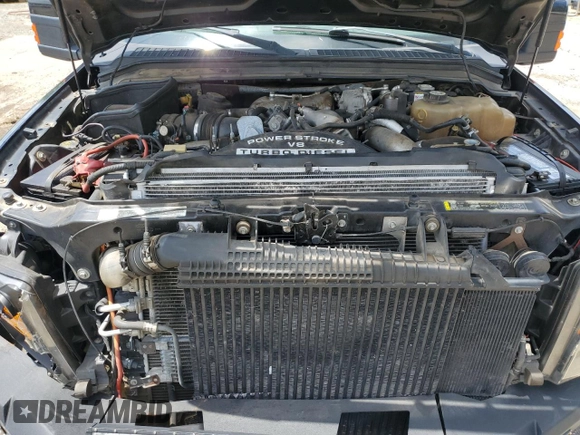 2008 Ford F-250 XL with VIN 1FTSW21R88ED30385, listed as a Copart auction lot 60608995 with 134,048 mi miles and Salvage title. Bid and sale history available at DreamBid. Image 11.