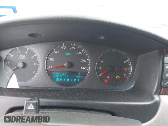 2008 Chevrolet Impala LTZ with VIN 2G1WU583389180613, listed as a IAAI auction lot 41865145 with 213,622 mi miles and . Bid and sale history available at DreamBid. Image 7.