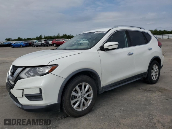 2017 Nissan Rogue SV z VIN JN8AT2MT9HW143571, wystawiony jako Copart lot #53751385 z przebiegiem 105 333 mil mil oraz Szkoda całkowita • Salvage title. Historia ofert i sprzedaży dostępna na DreamBid. Obrazek 1.
